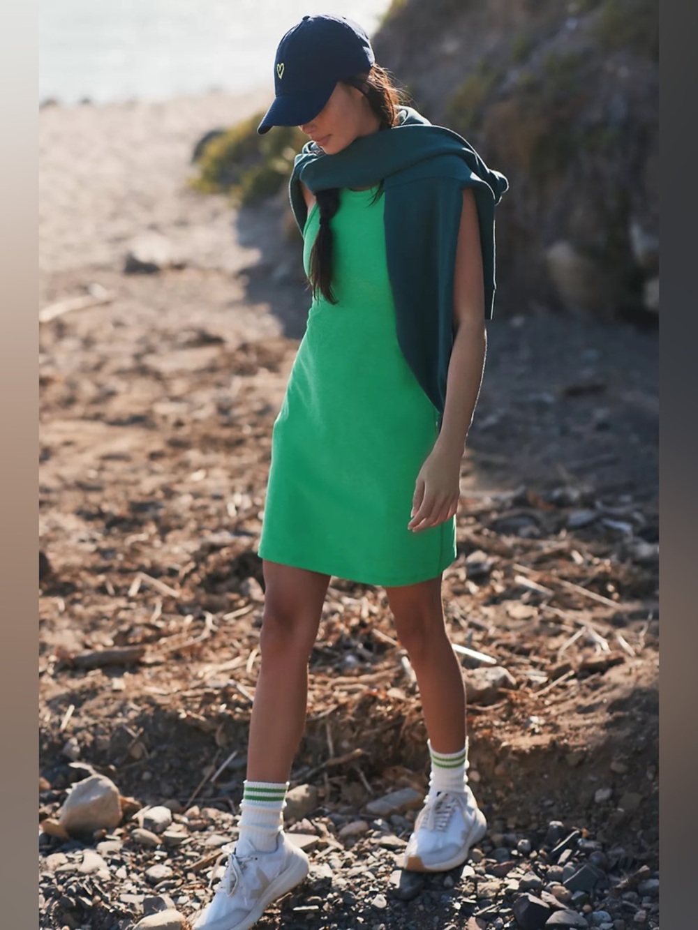 Beyond Yoga Under Lock And Key Mini Dress NWOT Medium Kelly Green MSRP $129